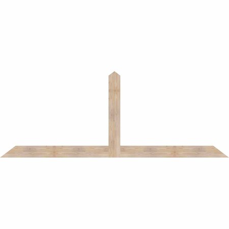 Ekena Millwork Portland Smooth Timber Gable Bracket, Douglas Fir, 108"W x 40"H x 1 1/2"D x 5 1/2"F, 9/12 Pitch GBW108X40X0206POR00SDF